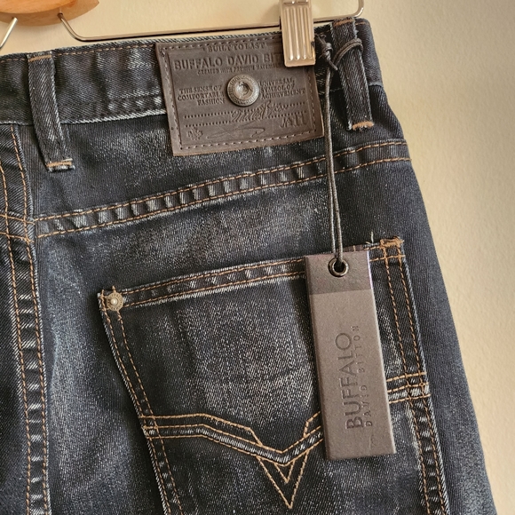 NWT Buffalo 20Y boys jeans, King bootcut dark wash - Picture 3 of 8